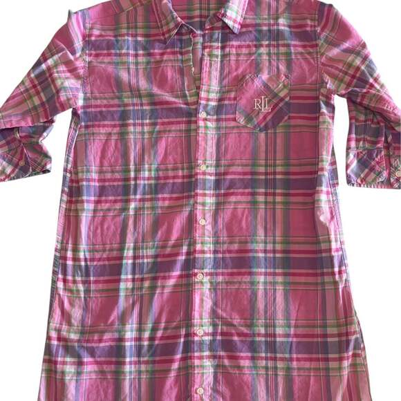 Lauren Ralph Lauren Long Pajama Dress Nightgown Size M/LG - Picture 2 of 6